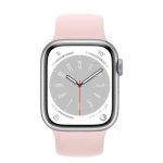 Apple Watch 8 41mm Chalk Pink Aluminum Case with Chalk Pink Sport Band