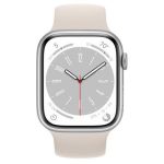 Apple Watch 8 41mm Starlight Aluminum Case with Starlight Sport Band