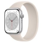 Apple Watch 8 41mm Starlight Aluminum Case with Starlight Sport Band - Image 2