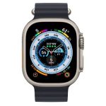 Apple watch 8 Ultra Titanium 49mm Case with Midnight Ocean Band