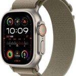 Watch Ultra 2 Olive Alpine Loop  49mm Titanium Case