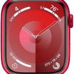 Apple Watch Series 9 41mm Red Aluminum Case With Red Sports Band