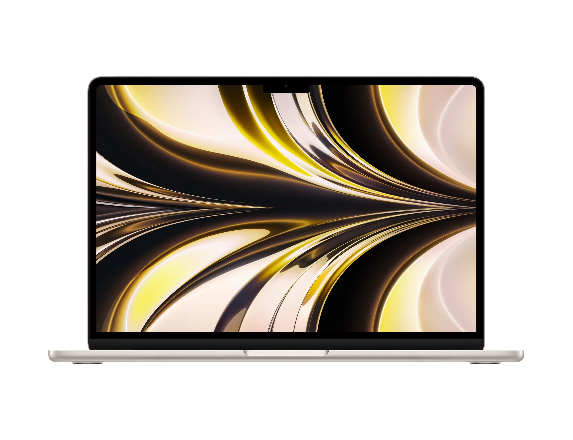 macbook-air-starlight1.webp MacBook Air 8GB Ram 256GB M2 2022 Starlight MLY13 - Image 1