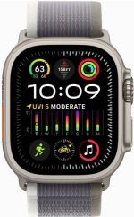 Apple Watch Ultra 2 49mm Titanium Case With Green-Grey Trail Loop - Image 3
