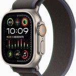 Apple Watch Ultra 2 Titanium Case With Blue-Black Trail Loop 49mm